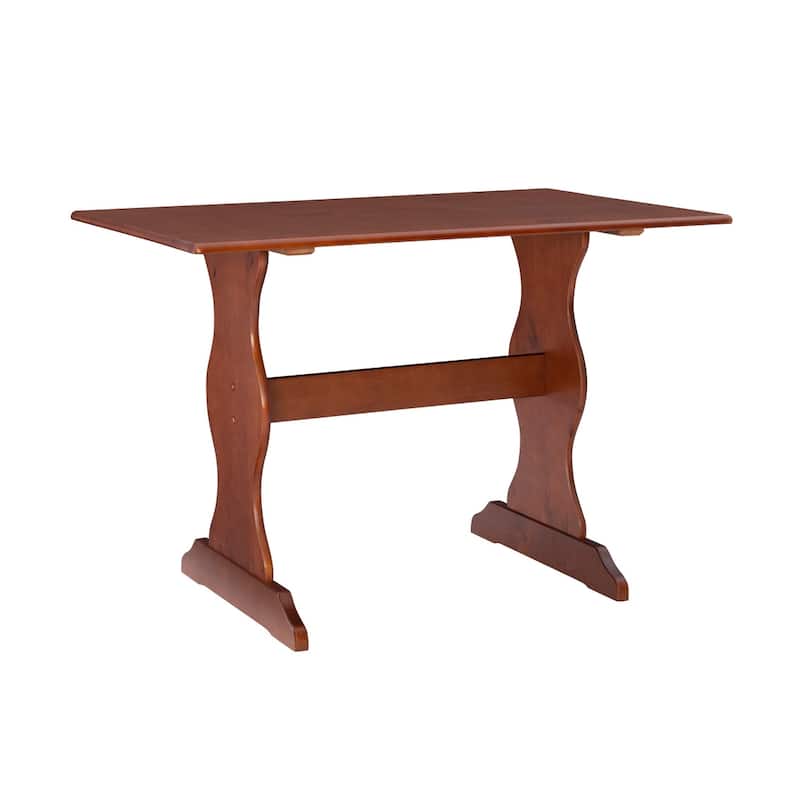 Linon Riki Family Dining Table Dark Brown