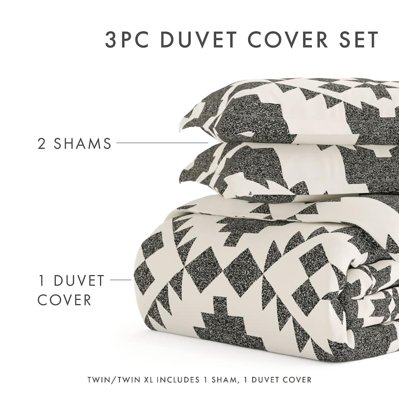 Becky Cameron Premium Ultra Soft Adobe Diamond 3-Piece Reversible Duvet Cover Set