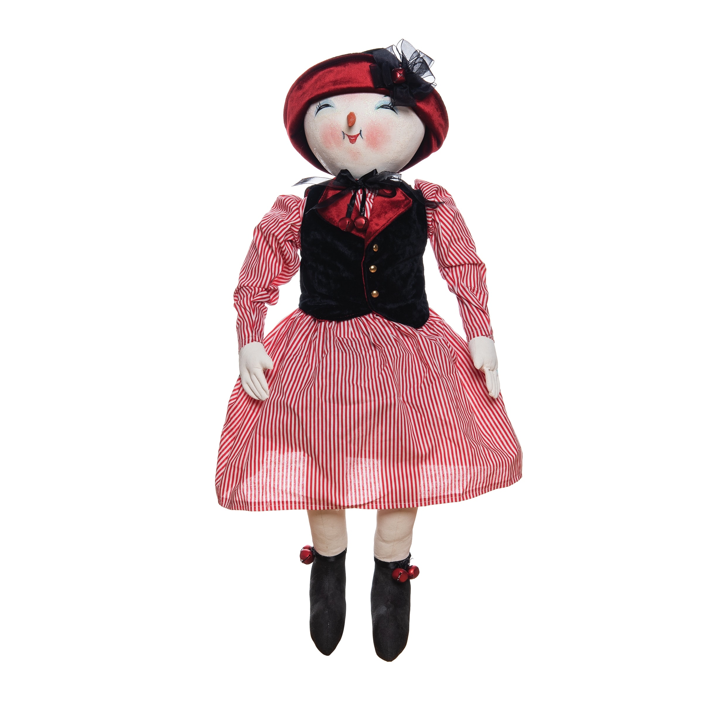 Sonya Snowman Christmas Joe Spencer Gathered Traditions Figurine