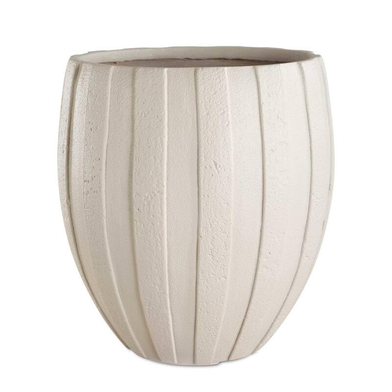 Uttermost 18251 Ridgehaven 17" Wide Magnesium Oxide Outdoor Planter - Off-White