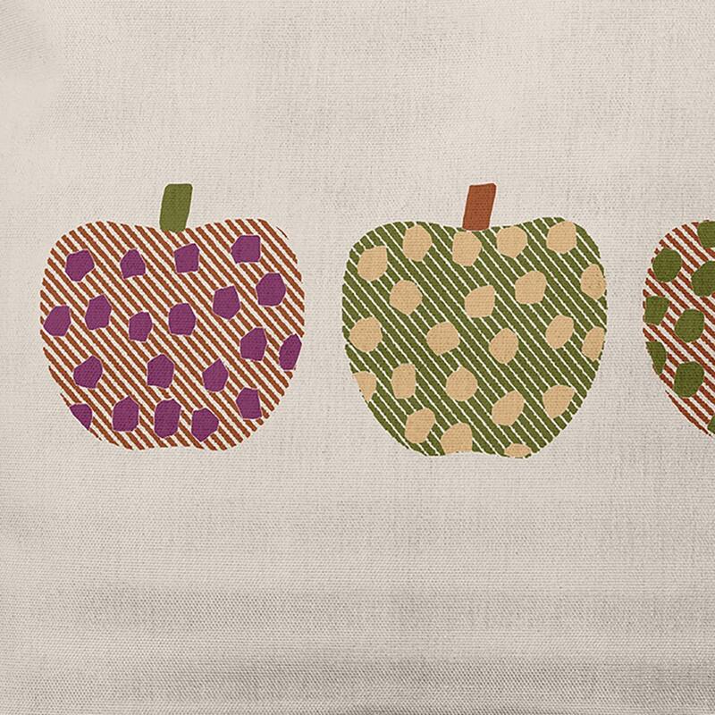 Apples Decorative Throw Pillow - 14" x 20" - Dusty Rose