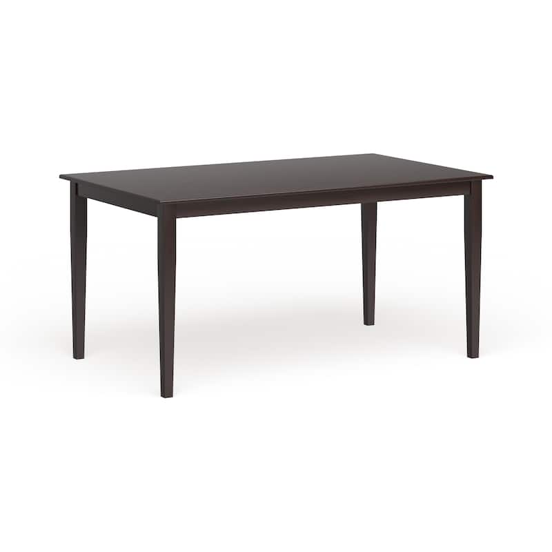 Porch & Den Kilbourn Large Wood Dining Table - Black
