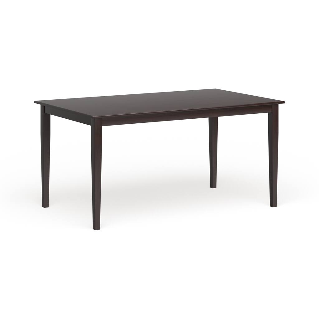 Porch & Den Kilbourn Large Wood Dining Table - Black
