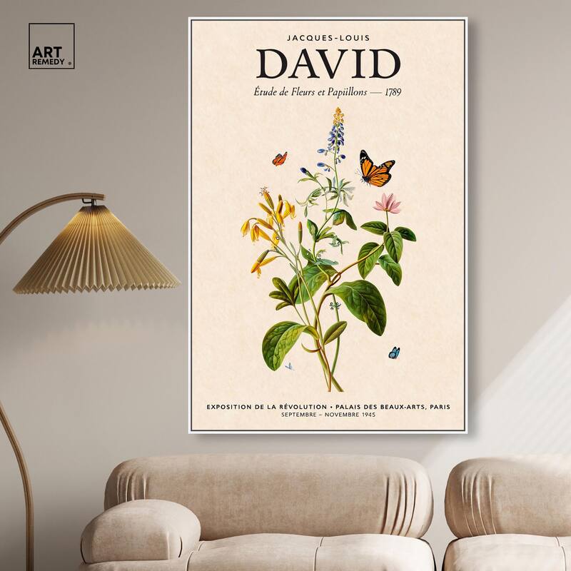 David's Delicate Flowers Canvas by Art Remedy