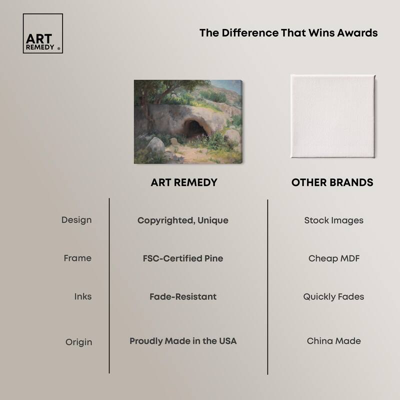 Cave of Secrets Canvas by Art Remedy, Gallery Wrapped