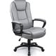 preview thumbnail 4 of 34, Bossin Big and Tall Office Chair High Back Executive Chair Ergonomic Adjustable Executive Leather Chair,400lbs Grey