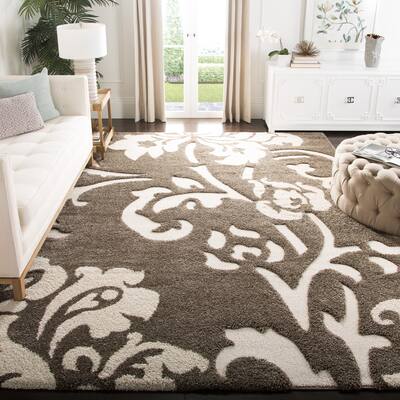 SAFAVIEH Florida Shag Hilde Floral 1.2-inch Thick Rug