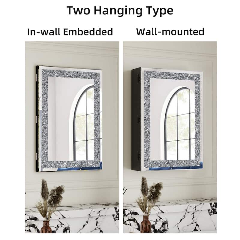 Rectangular Mirrored Medicine Cabinet