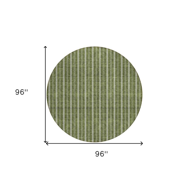 HomeRoots Striped Transitional Rectangle Outdoor Rug