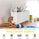 preview thumbnail 7 of 7, Kid's Toy Chest with 2 Safety Hinge, Wooden Storage Box, Organizer, Bench