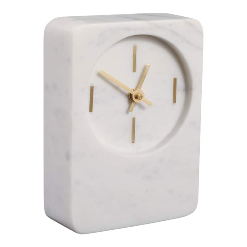 Contemporary Marble Decorative Clock