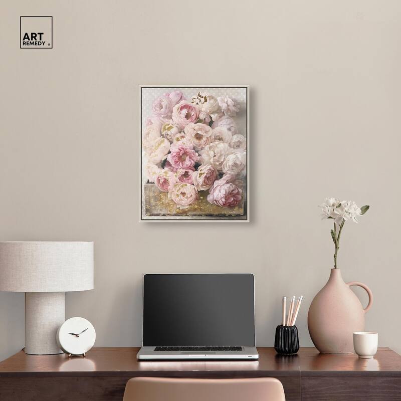 Beautiful Glam Floral Case Canvas by Art Remedy
