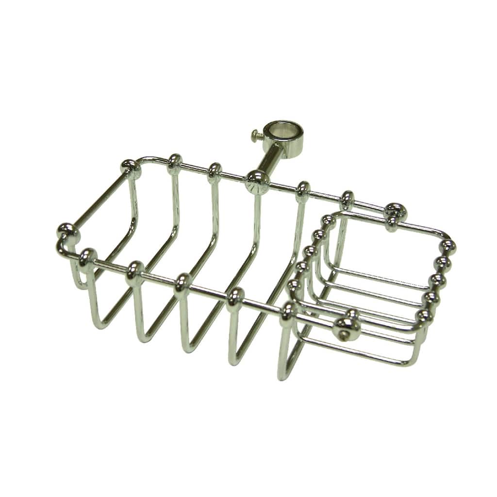 Vintage 7-Inch Riser Mount Soap and Sponge Holder