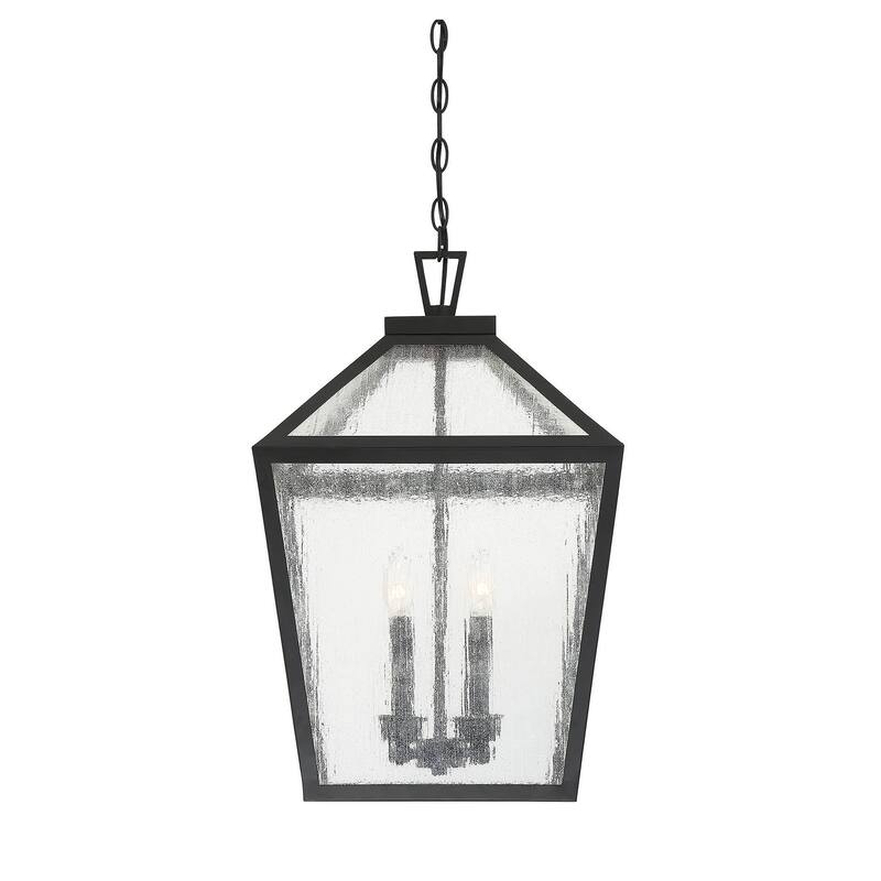 Savoy House Woodstock 4 Light 15" Wide Outdoor Taper Candle Pendant