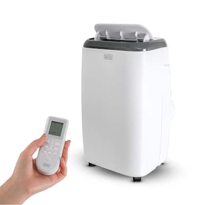 BLACK and DECKER 14,000 BTU Portable Air Conditioner with Heat and Remote Control, White - N/A
