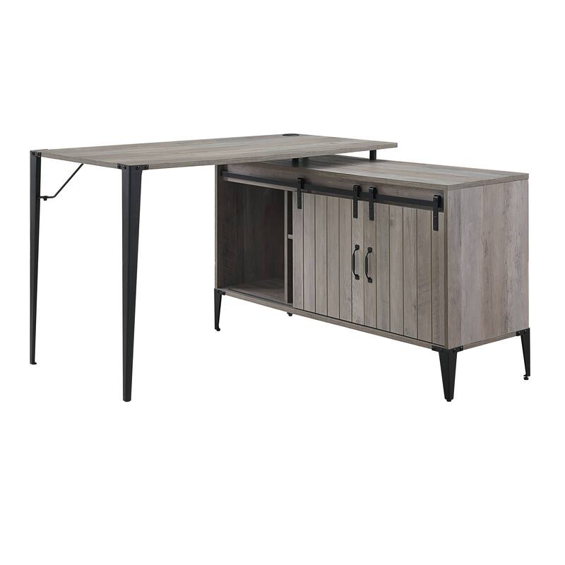 Versatile Writing Desk with Stylish Storage and Modern Appeal for Productive Spaces