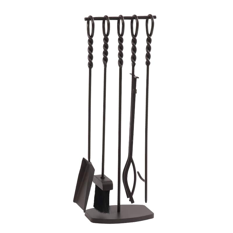 Pleasant Hearth Waverly 5 Pc Fireplace Tool Set