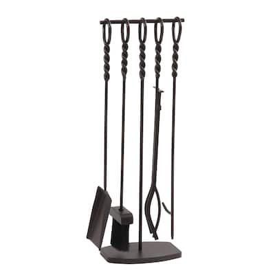 Pleasant Hearth Waverly 5 Pc Fireplace Tool Set