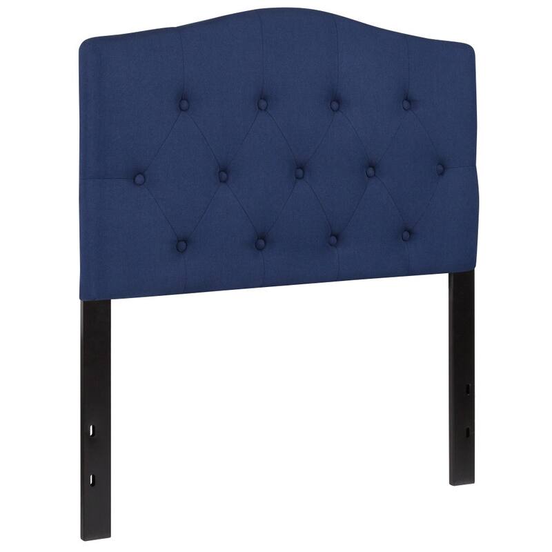 Arched Button Tufted Upholstered Headboard