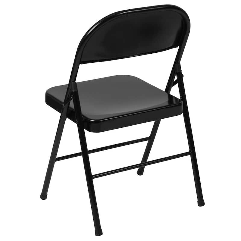 2 Pack Double Braced Metal Folding Chair