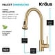 preview thumbnail 5 of 106, KRAUS Bolden 2-Function Single Handle Pulldown Kitchen Faucet