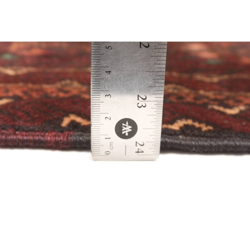 ECARPETGALLERY Hand-knotted Teimani Dark Brown Wool Rug - 2'8 x 4'3