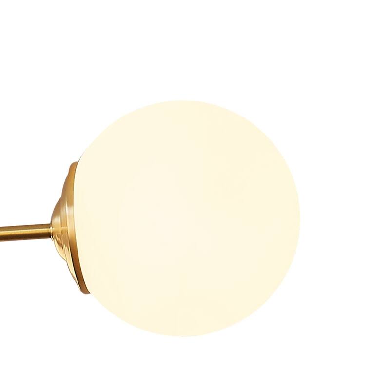 Mid-century Modern 12-light Glass Bubble Sputnik Chandelier
