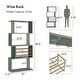 preview thumbnail 8 of 28, Furniture of America Thane Modern 4-Tier Dining Bar Cabinet with Bottle Wine Rack
