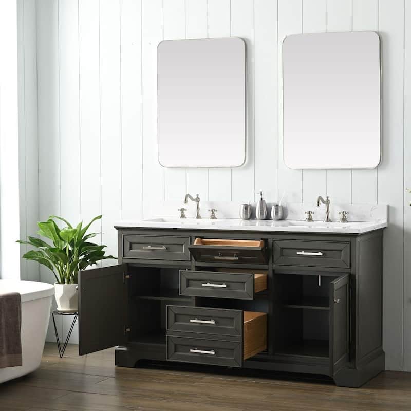 Sudio Design Thompson 60" Double Bathroom Vanity