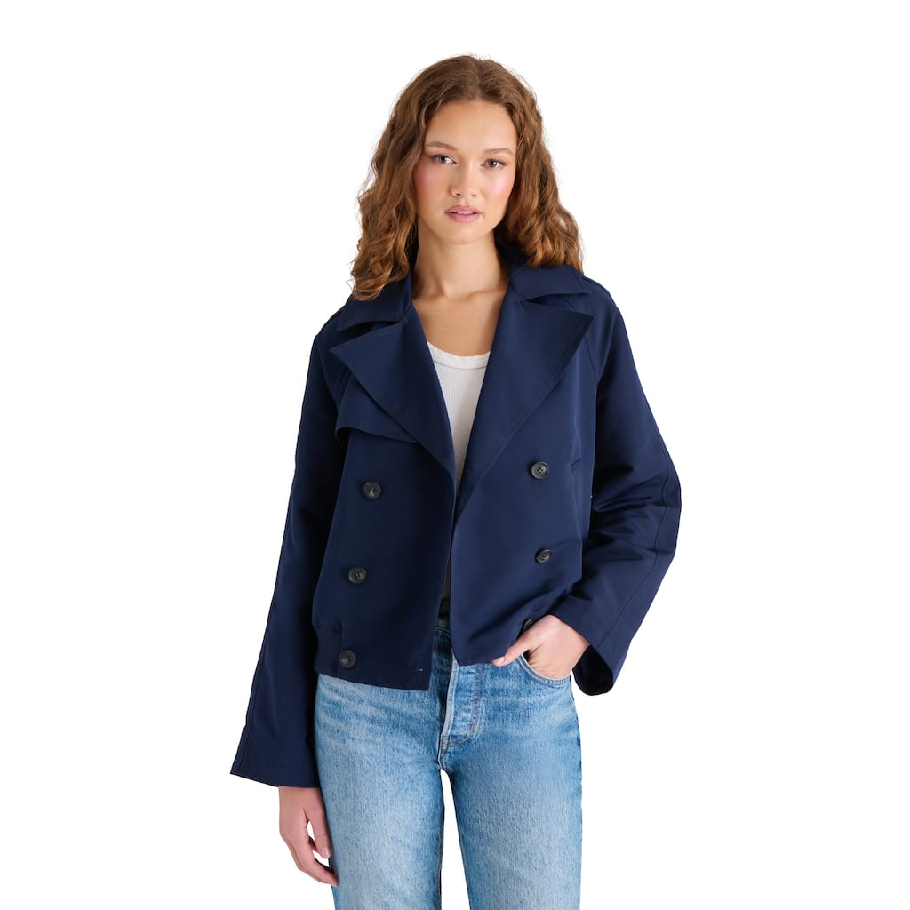 Steve Madden Maris Button Notched Collar Jacket