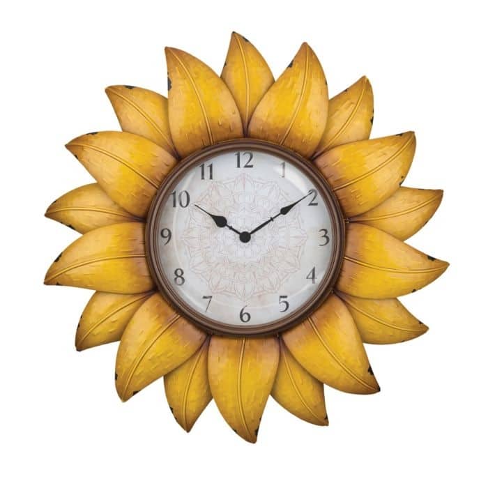 Clock - Sunflower