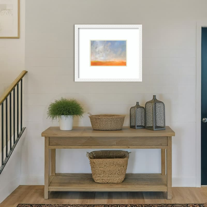 Vast Horizon Dream by Julia Contacessi Wood Framed Wall Art Print