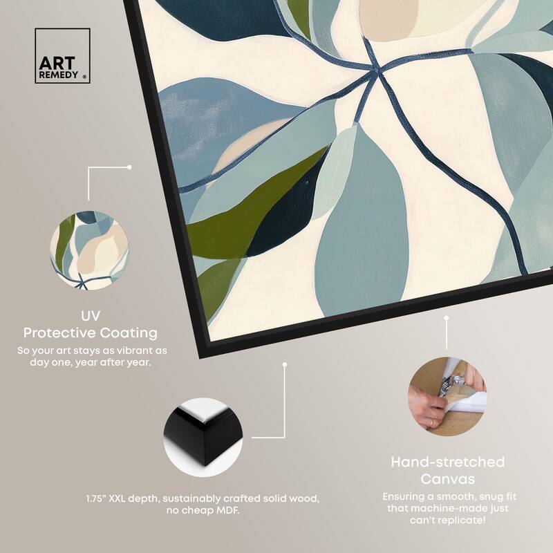 Woven Botanicals II Canvas by Art Remedy