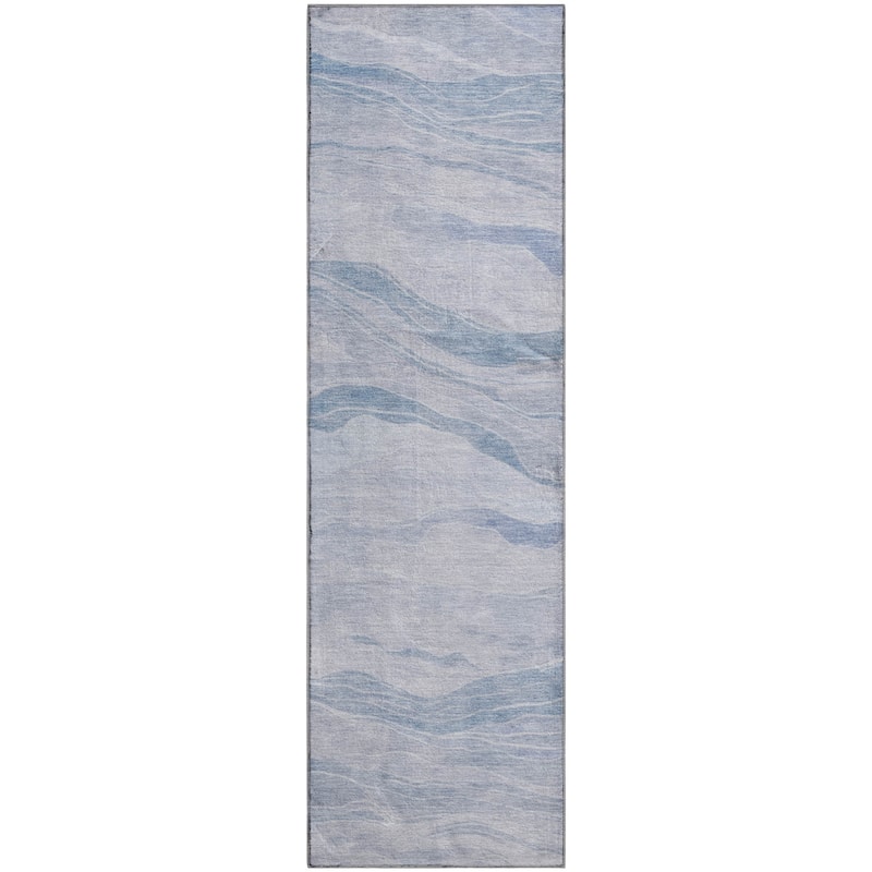 Premium Washable Super Soft Modern Waves Mayfield Rug