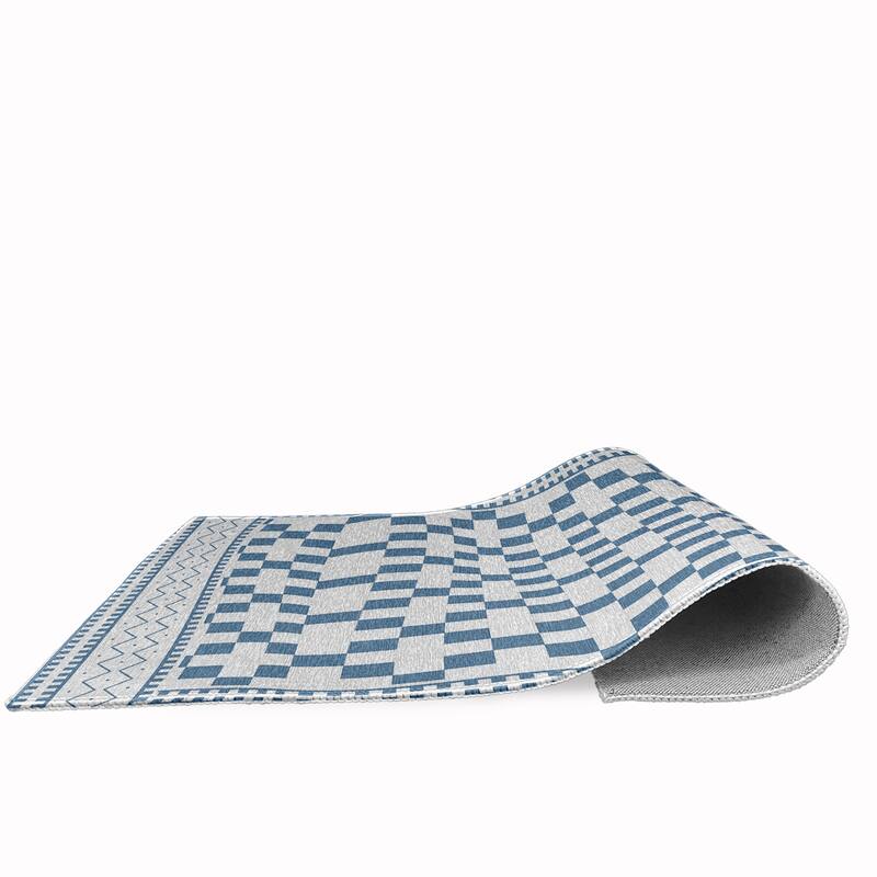 Cross and Squares Rug