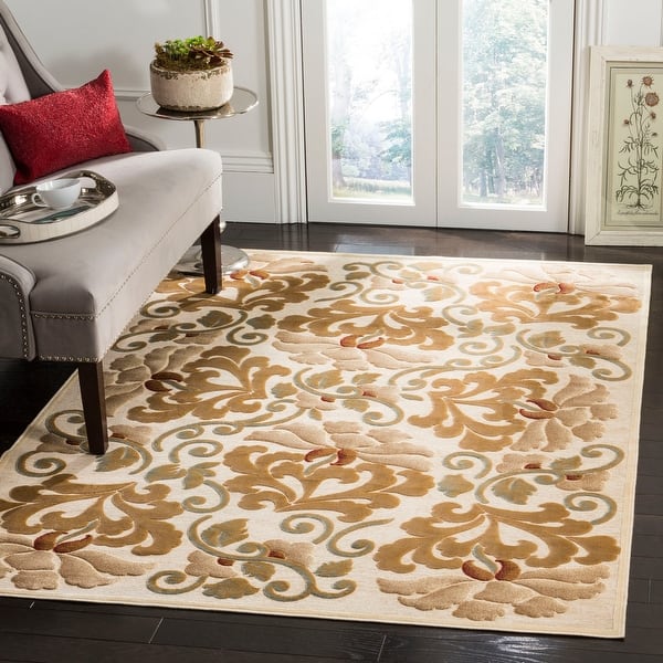 Shop Martha Stewart By Safavieh Handmade Floating Dahlia Viscose Rug On Sale Overstock 15439295
