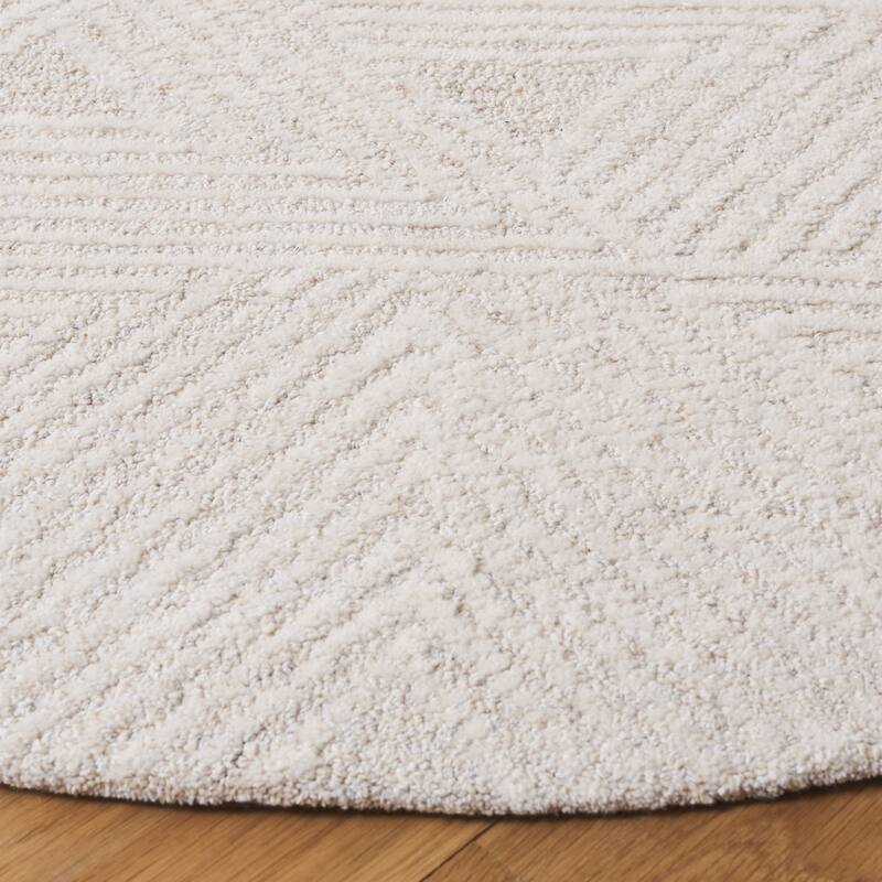 SAFAVIEH Handmade Ebony Julya Geometric Wool Rug