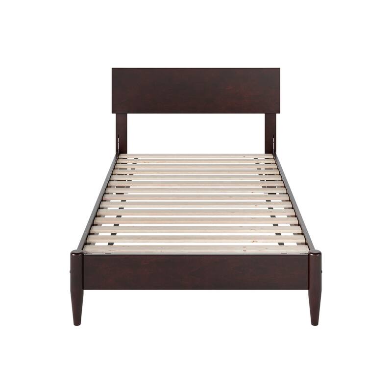 Aria Solid Wood Modern Low Profile Platform Bed