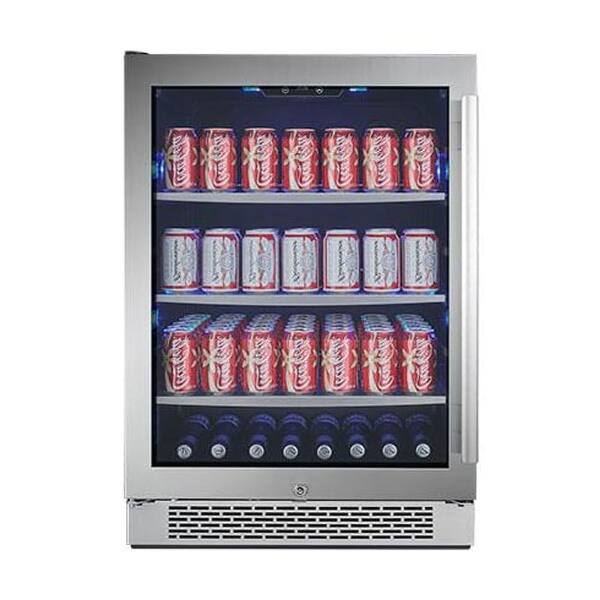 Shop Avallon Abr241glh 24 Wide 140 Can Energy Efficient Beverage Center Overstock 14270308