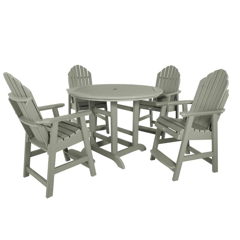 Hamilton 5-Piece Outdoor Counter Height Dining Set - 48" Round Table