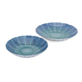 Shop Imax Home 83924 2 Brynlee Glass Decorative Plates Set Of 2