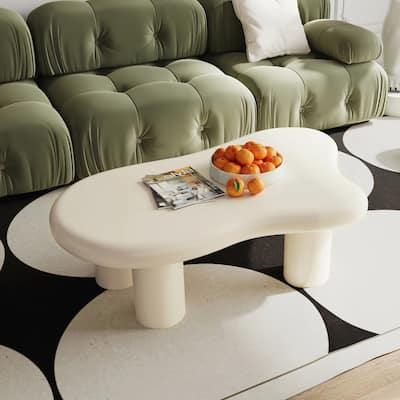 47 Inch Cloud Shaped Coffee Table