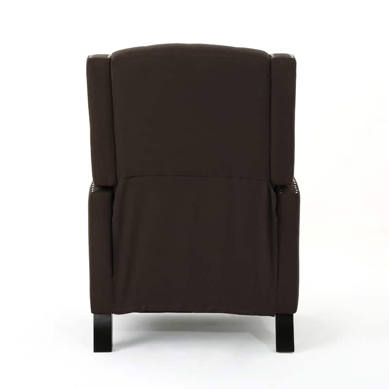 Roomfitters Classic Fabric Push Back Chair, Elegant Recliner for Living Room, Bedroom