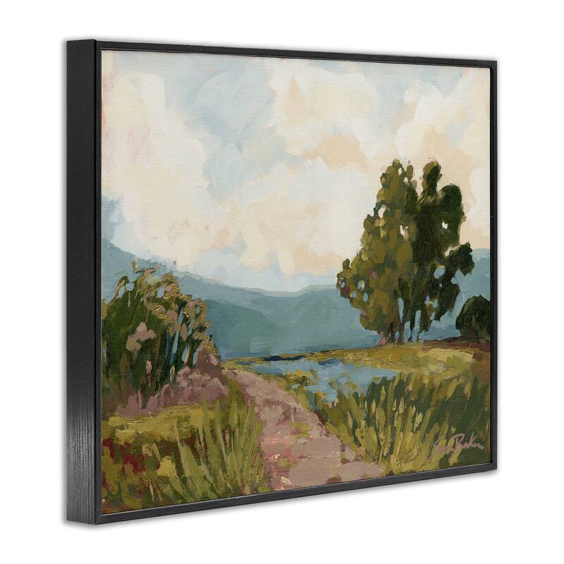 Stupell Path to Distant Countryside Framed Giclee Art Design By Sara Baker