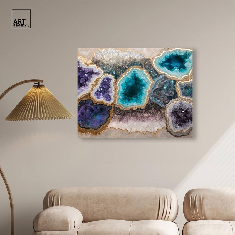 Mineral Multiverse Canvas by Art Remedy, Gallery Wrapped