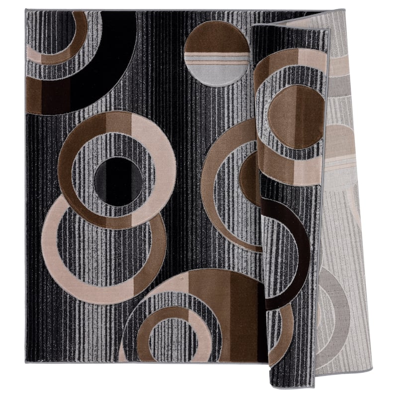 Orelsi Collection Abstract Area Rug