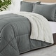 preview thumbnail 46 of 53, Dual-Side Fluffy Soft Comforter Set, Winter Plush Fuzzy Bedding Set