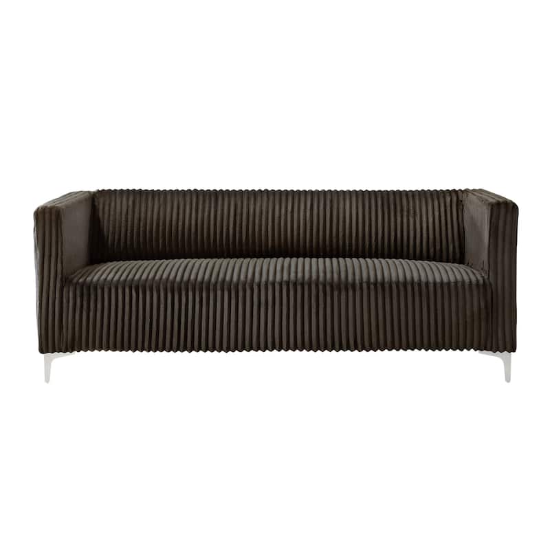 Clayfell Gavin Velvet Square Arm Living Room Set