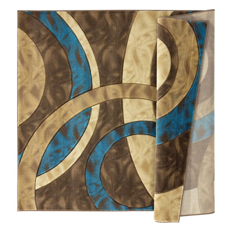 Orelsi Collection Abstract Area Rug