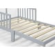 preview thumbnail 6 of 4, Birdie Toddler Bed Light Gray/White suitable for kids'bedroom